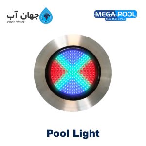 چراغ روکار استخر Ultra-Flat استیل مگاپول