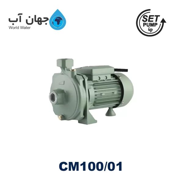 پمپ آب خانگی یک اسب بشقابی ایرانی مدل C100/01 برند ست پمپ