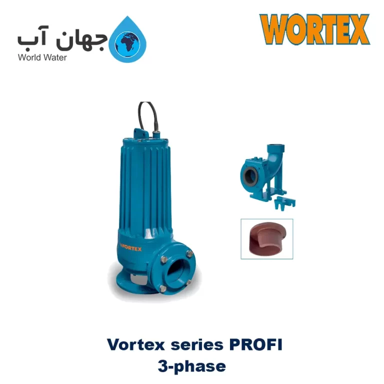 پمپ لجن کش سه فاز ایتالیایی سری PROFI ( از 3 اینچ تا 4 اینچ)