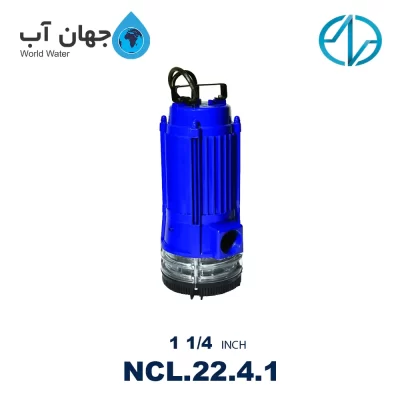 پمپ کف کش ایرانی 1/4 1 اینچ 22 متری NC مدل NCL.22.4.1 | تکفاز