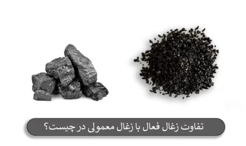 تفاوت زغال فعال با زغال معمولی